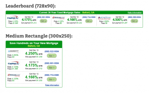 Mortgage Ads Demo ads
